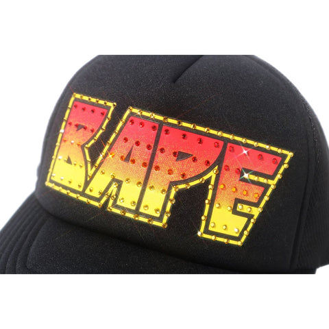 BAPE CRYSTAL STONE MESH CAP MENS