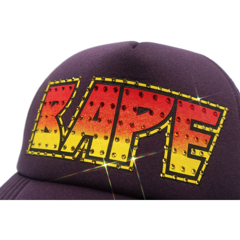 BAPE CRYSTAL STONE MESH CAP MENS