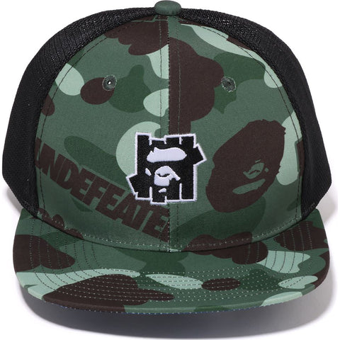 BAPE X UNDFTD COLOR CAMO MESH CAP M