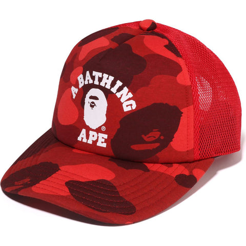 COLOR CAMO COLLEGE MESH CAP MENS