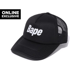 BAPE LOGO MESH CAP BAPEC MENS