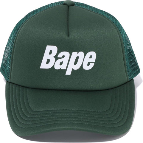 BAPE LOGO MESH CAP BAPEC MENS