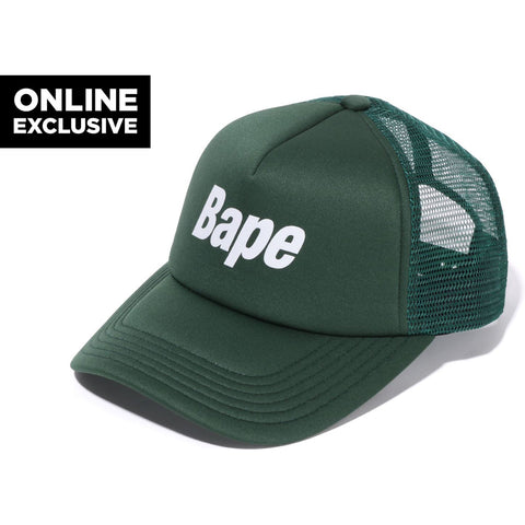 BAPE LOGO MESH CAP BAPEC MENS