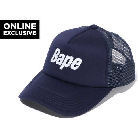 BAPE LOGO MESH CAP BAPEC MENS