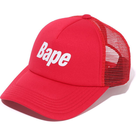 BAPE LOGO MESH CAP BAPEC MENS