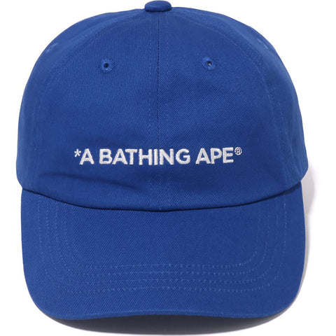 A BATHING APE 6PANEL CAP MENS