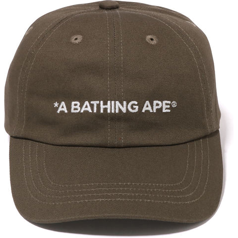 A BATHING APE 6PANEL CAP MENS