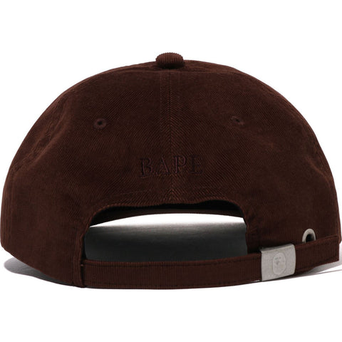 ONE POINT CORDUROY 6PANEL CAP MENS