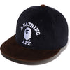 CORDUROY COLLEGE SNAP BACK CAP MENS