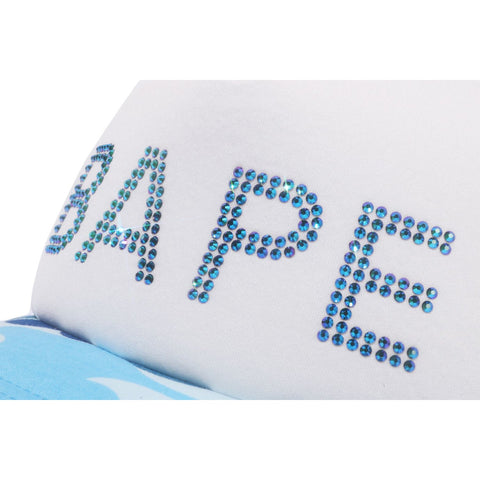 ABC CAMO CRYSTAL STONE MESH CAP LADIES