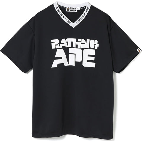 RELAXED V NECK JERSEY TEE MENS