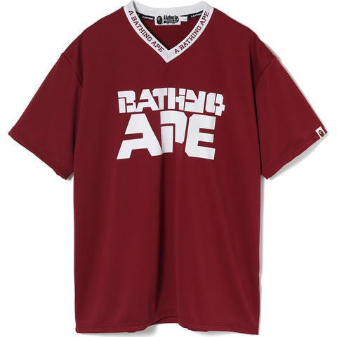 RELAXED V NECK JERSEY TEE MENS