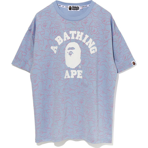 LINE CAMO COLLEGE OVERSIZED TEE LADIES