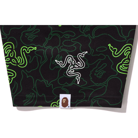 RAZER X A BATHING APE NEON CAMO TEAM TEE MENS