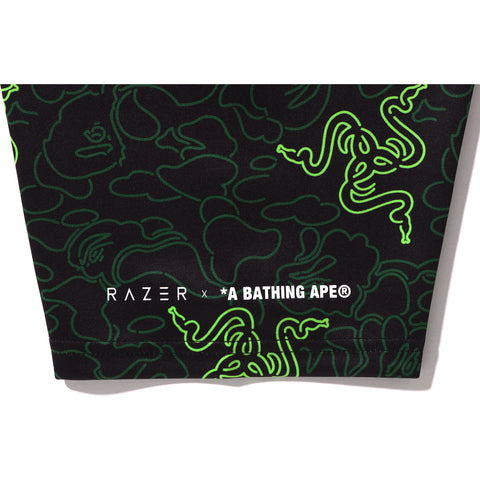 RAZER X A BATHING APE NEON CAMO TEAM TEE MENS