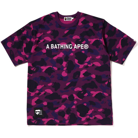 COLOR CAMO BATHING APE RELAXED FIT TEE MENS