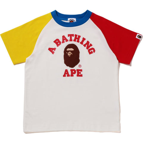 COLLEGE RAGLAN TEE KIDS