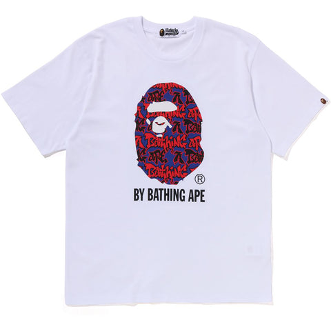 GRAFFITI PATTERN BY BATHING APE TEE M