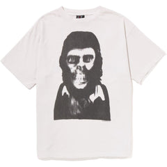 BAPE X SAINT MXXXXXX SKULL TEE MENS