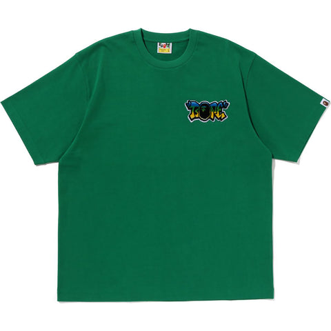 GRAFFITI BRUSH APPLIQUE TEE M