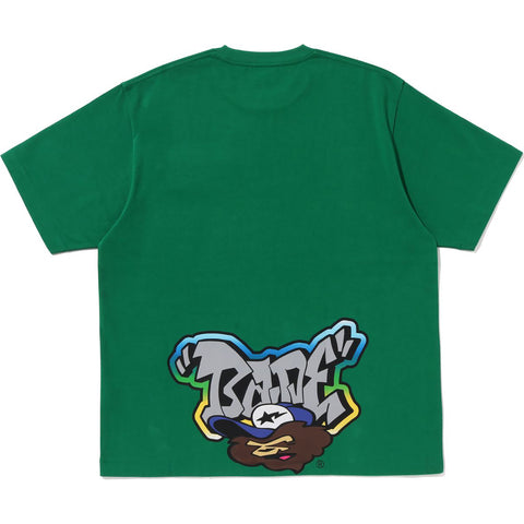 GRAFFITI BRUSH APPLIQUE TEE M