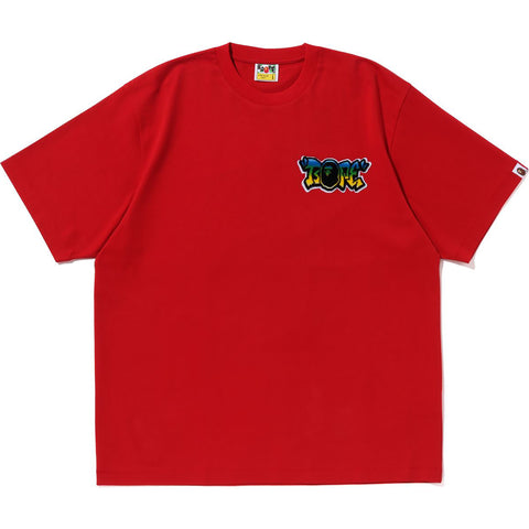 GRAFFITI BRUSH APPLIQUE TEE M