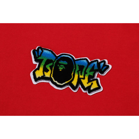 GRAFFITI BRUSH APPLIQUE TEE M