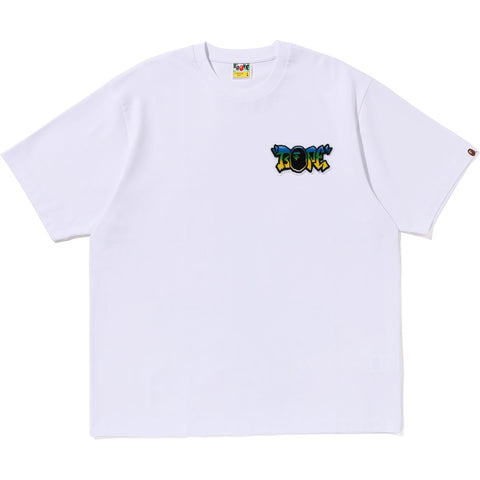 GRAFFITI BRUSH APPLIQUE TEE M