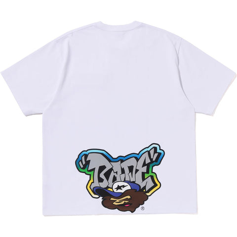 GRAFFITI BRUSH APPLIQUE TEE M