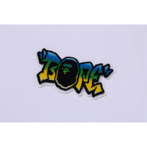 GRAFFITI BRUSH APPLIQUE TEE M