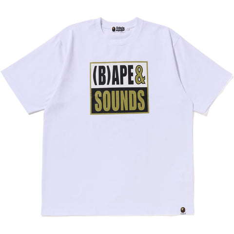 (B)APE SOUNDS LOGO TEE RELAXED FIT MENS