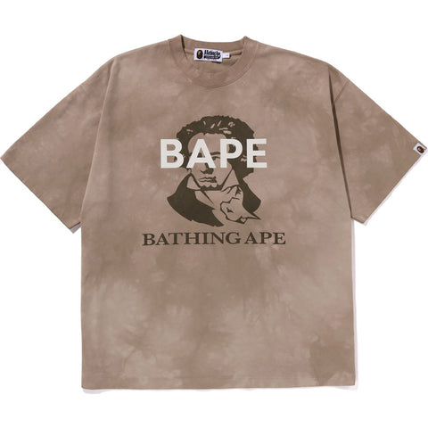 TIE DYE BATHING APE TEE RELAXED FIT MENS