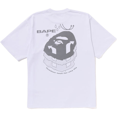 BAPE REFLECTIVE PRINT TEE RELAXED FIT MENS