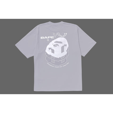 BAPE REFLECTIVE PRINT TEE RELAXED FIT MENS