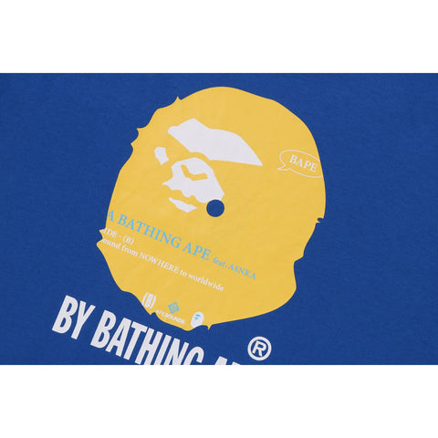 (B)Y BATHING APE TEE RELAXED FIT MENS