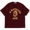 BAPE COLLEGE GRAPHIC TEE MENS