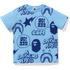 BAPE GRAFFITI PATTERN TEE LOOSE FIT KIDS