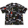 HAND DRAW PATTERN RELAXED FIT TEE MENS