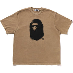 SPRAY APE HEAD GARMENT DYED RELAXED FIT TEE MENS