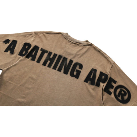 SPRAY APE HEAD GARMENT DYED RELAXED FIT TEE MENS