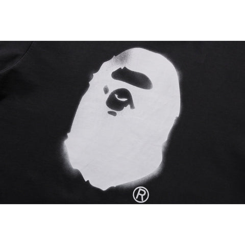SPRAY APE HEAD GARMENT DYED RELAXED FIT TEE MENS