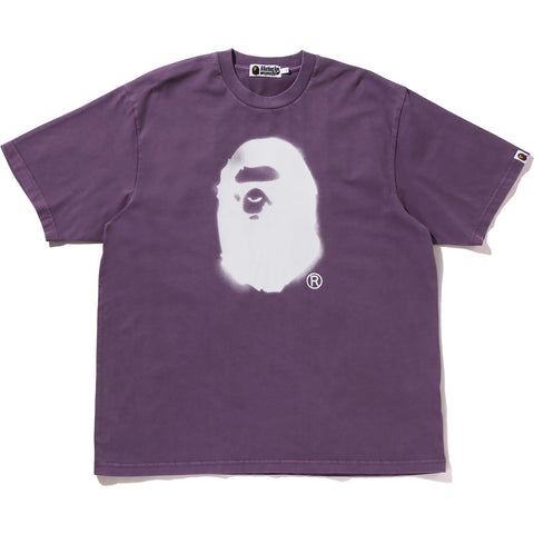SPRAY APE HEAD GARMENT DYED RELAXED FIT TEE MENS