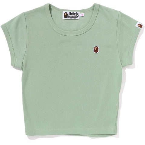 APE HEAD ONE POINT CROPPED TEE LADIES