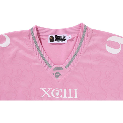 LINE CAMO MULTI LOGO RELAXED FIT FOOTBALL JERSEY MENS