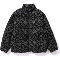 DENIM MONOGRAM PUFFER DOWN JACKET MENS