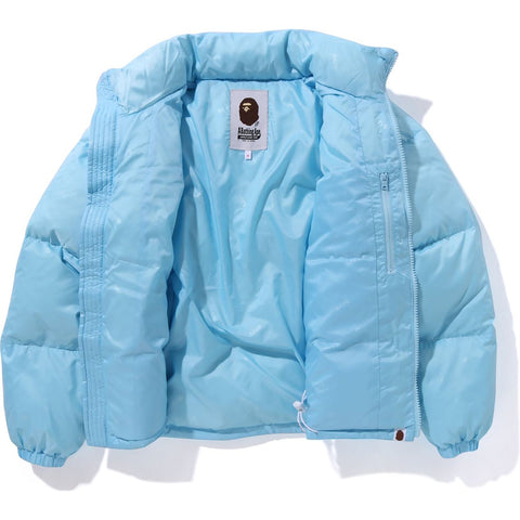 BAPE LOGO PATTERN DOWN JACKET LADIES