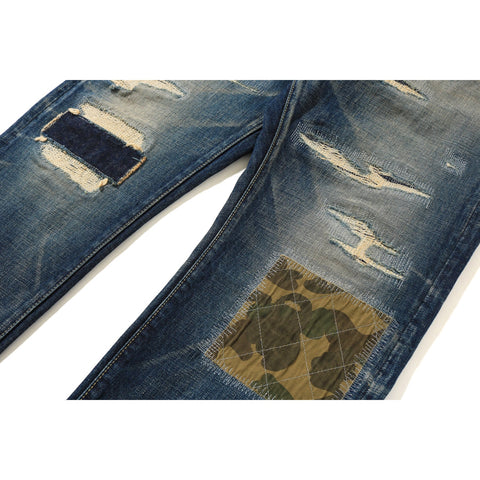 1999 TYPE-02 DAMAGE DENIM PANTS MENS