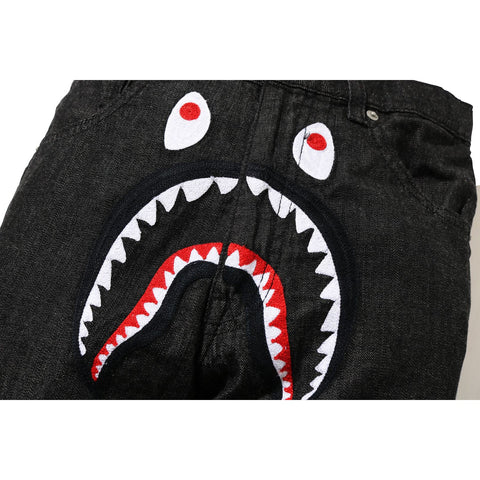 SHARK EMBRIODERY DENIM PANTS KIDS