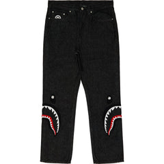 PEARL SIDE SHARK RELAXED FIT DENIM PANTS MENS