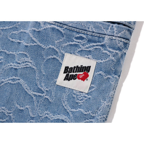 LINE CAMO DENIM SHORTS MENS